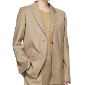 NEW W/ TAGS. Topshop Blazer. Oversized fit. Beige/tan in color.